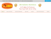 Tablet Screenshot of jbsholisticnutrition.com